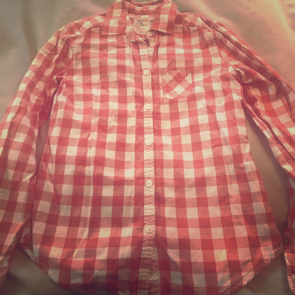 Gingham button-down